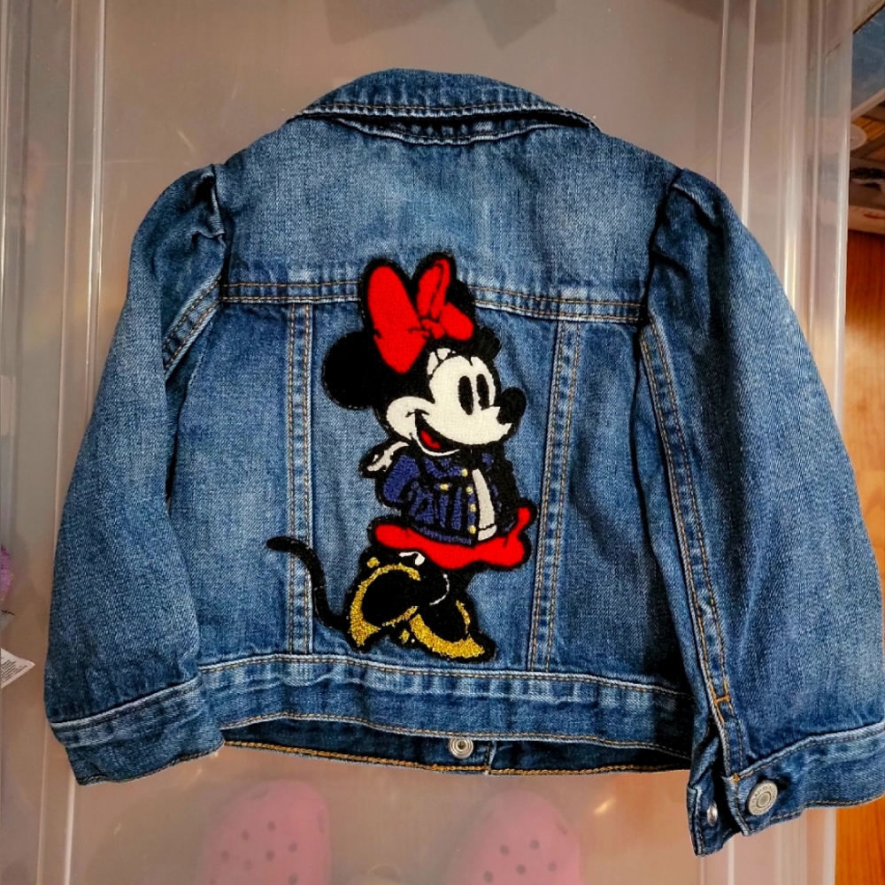 Baby Gap Disney Minnie Mouse denim jacket 18-24 months